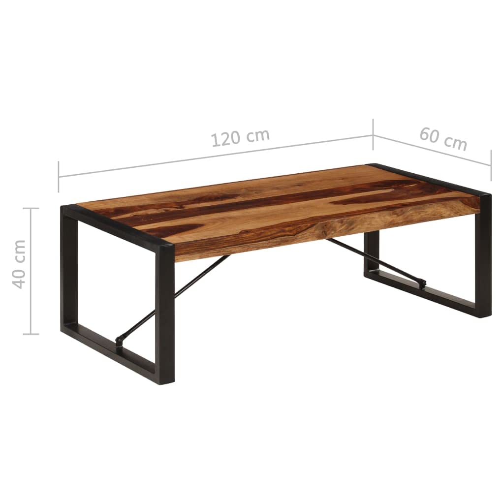 47.2"x23.6"x15.7" Solid Sheesham Wood Coffee Table O924