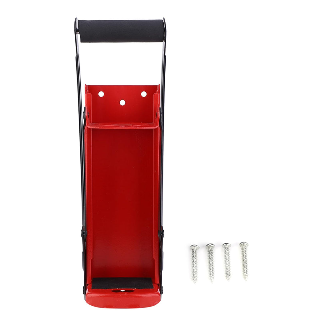 HeavyDuty Can Crusher Red Steel with Rubber Handle X365969