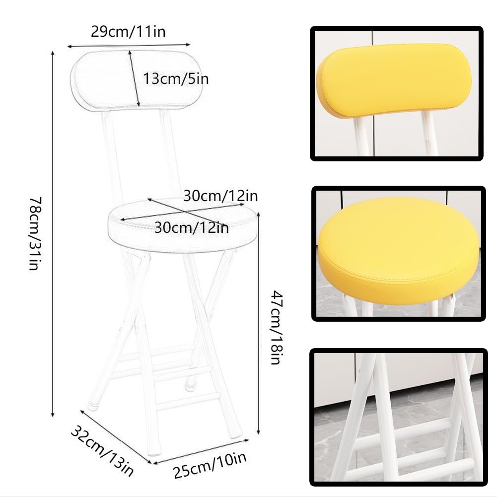 Black 18 inch Folding Stool G42219