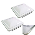 White 14" x 14" RV Roof Vent Lid Replacement 2 Pack I821210