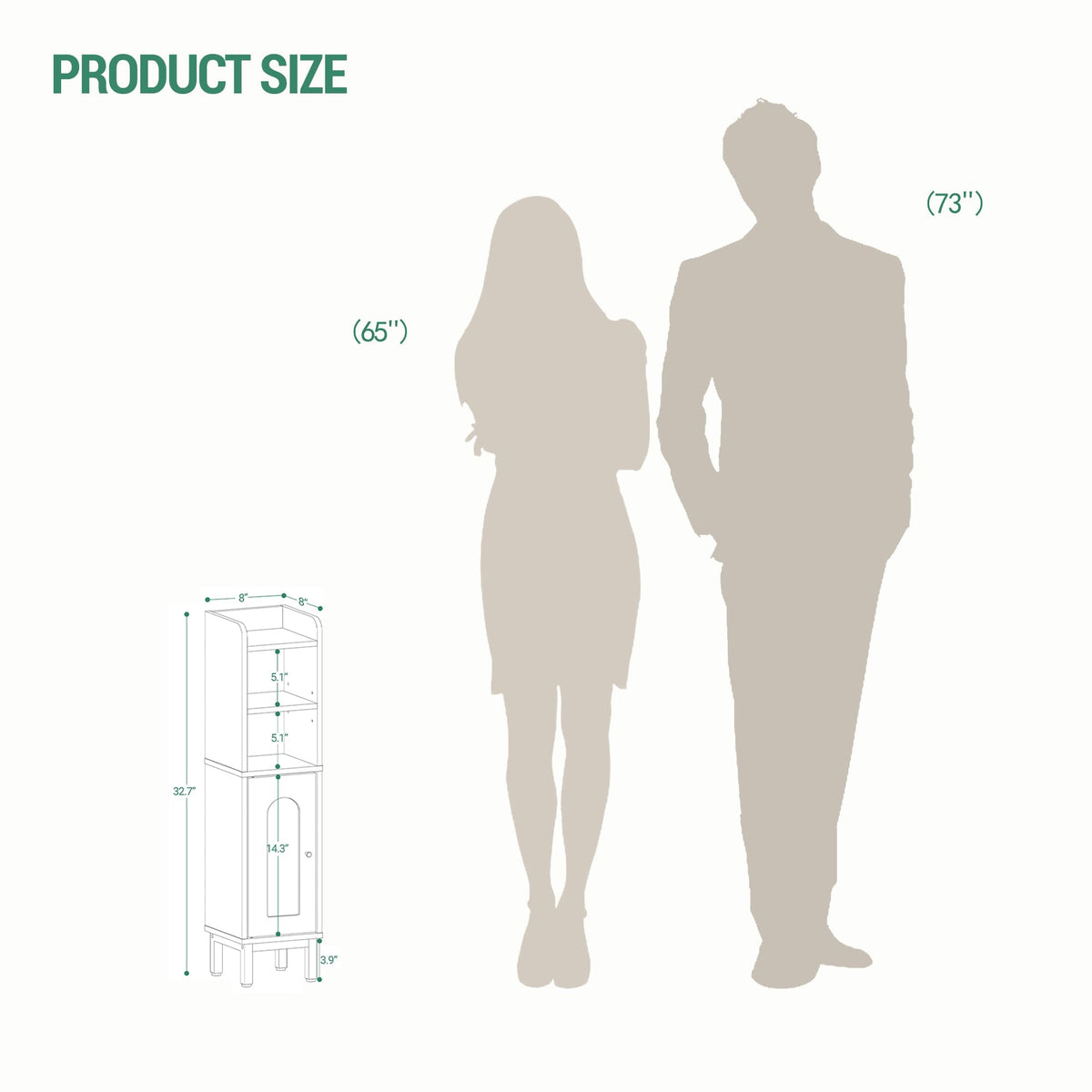 Bathroom Storage Cabinet O9139