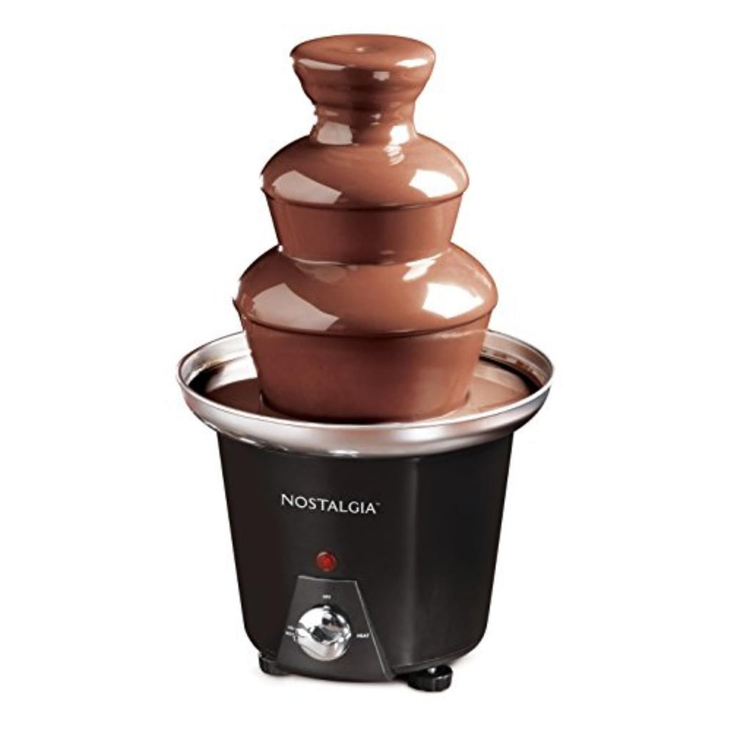 3 Tier Electric Chocolate Fondue Fountain Machine 24-Ounce Black R4610