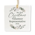 Ceramic 3-inch Square Ornament X690625