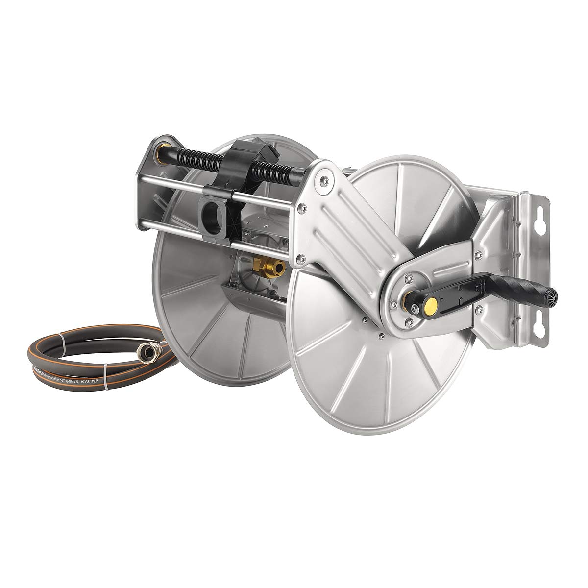 Wall Mounted Stainless Steel Garden Hose Reel C785