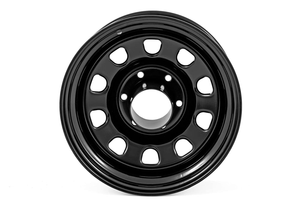 16x8 Gloss Black Steel Wheel Q241033