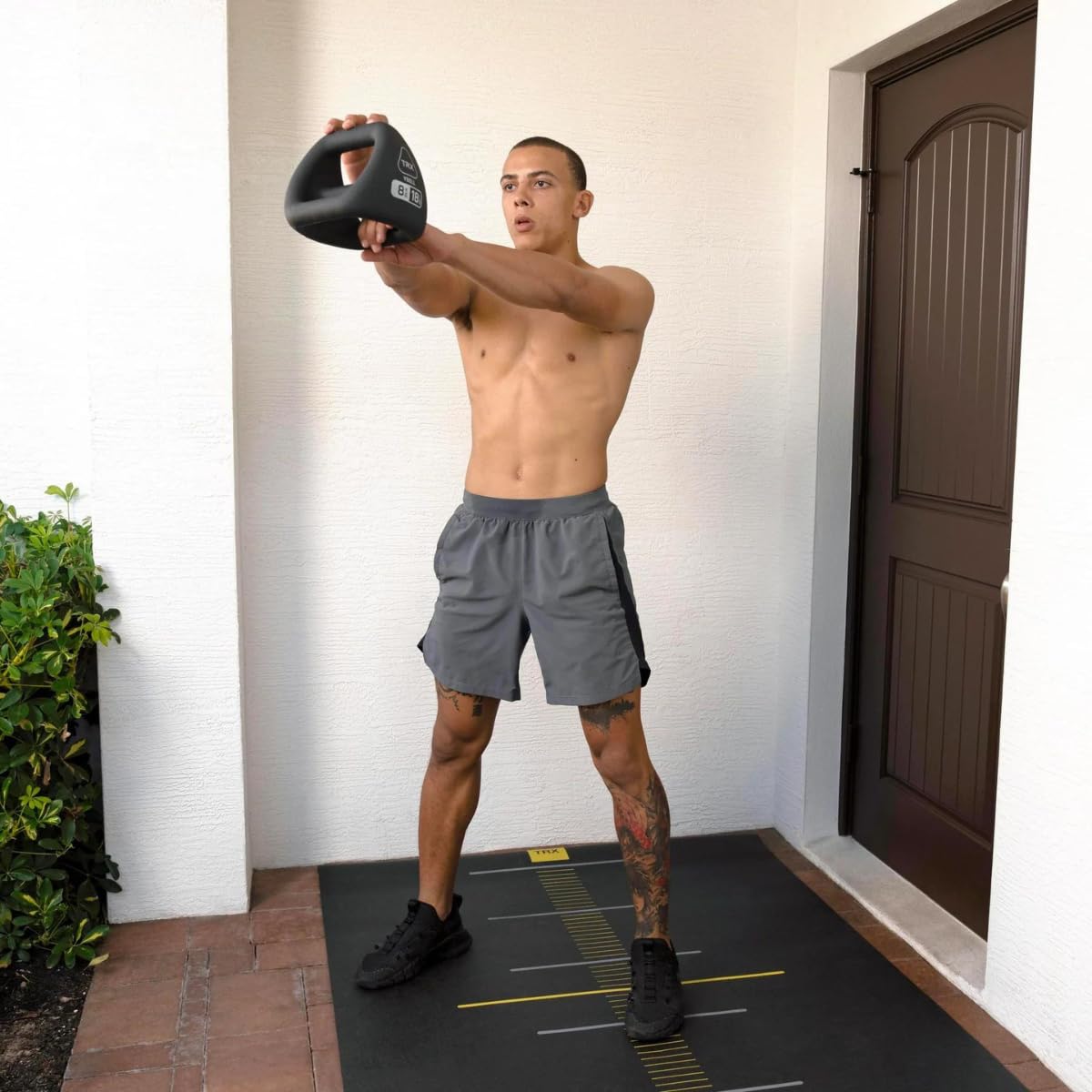 3-in-1 Kettlebell, Dumbbell and Push Up Bar Workout Equipment G9243