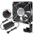 120mm x 38mm AC Muffin Fan with Variable Speed Controller Y407