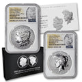 American Proof Silver Morgan and Peace $1 P70079