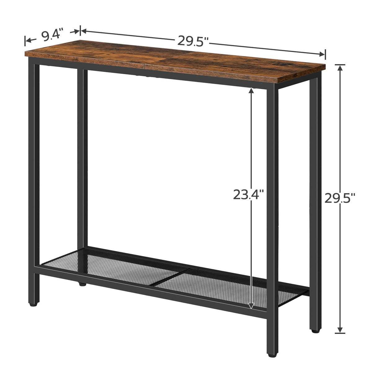 29.5" Narrow 2 Tier Console Table U43948