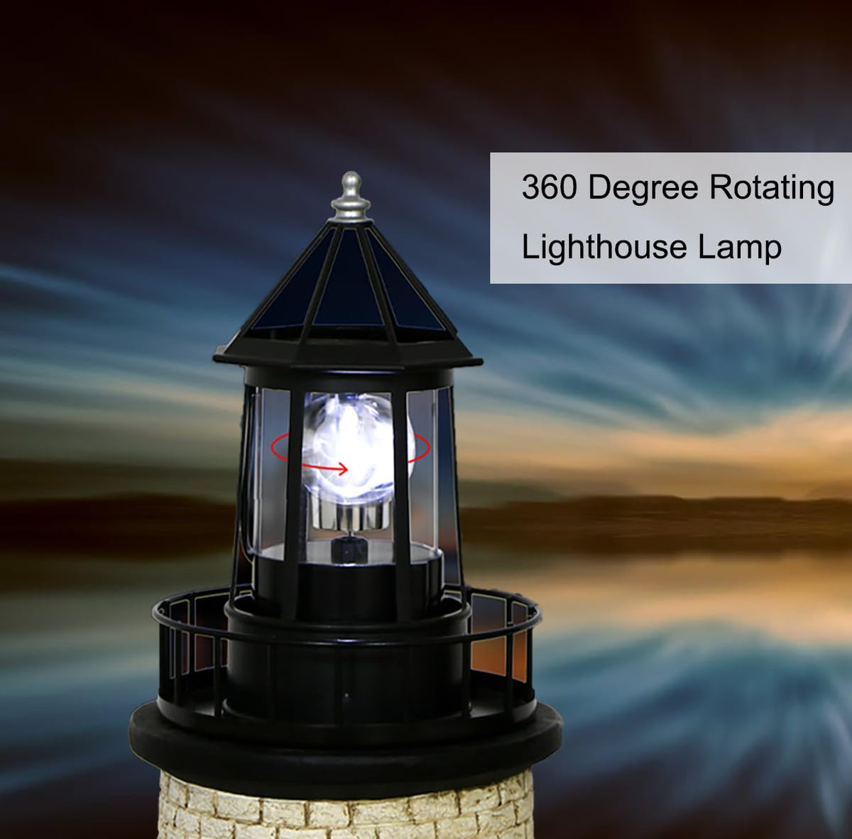 Solar Powered Lighthouse B553