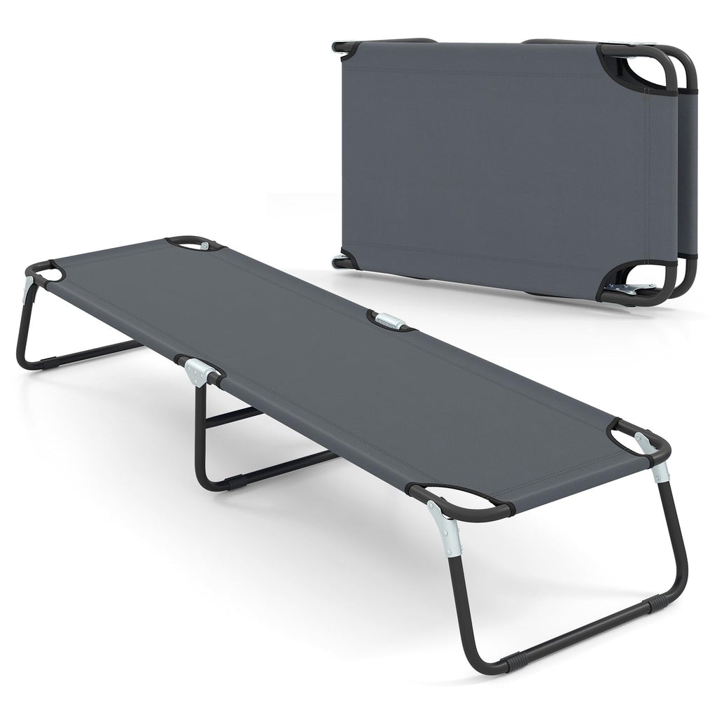Folding Camping Cot Portable Ultralight Compact Sleeping Cot Bed Oxford Fabric Z16664