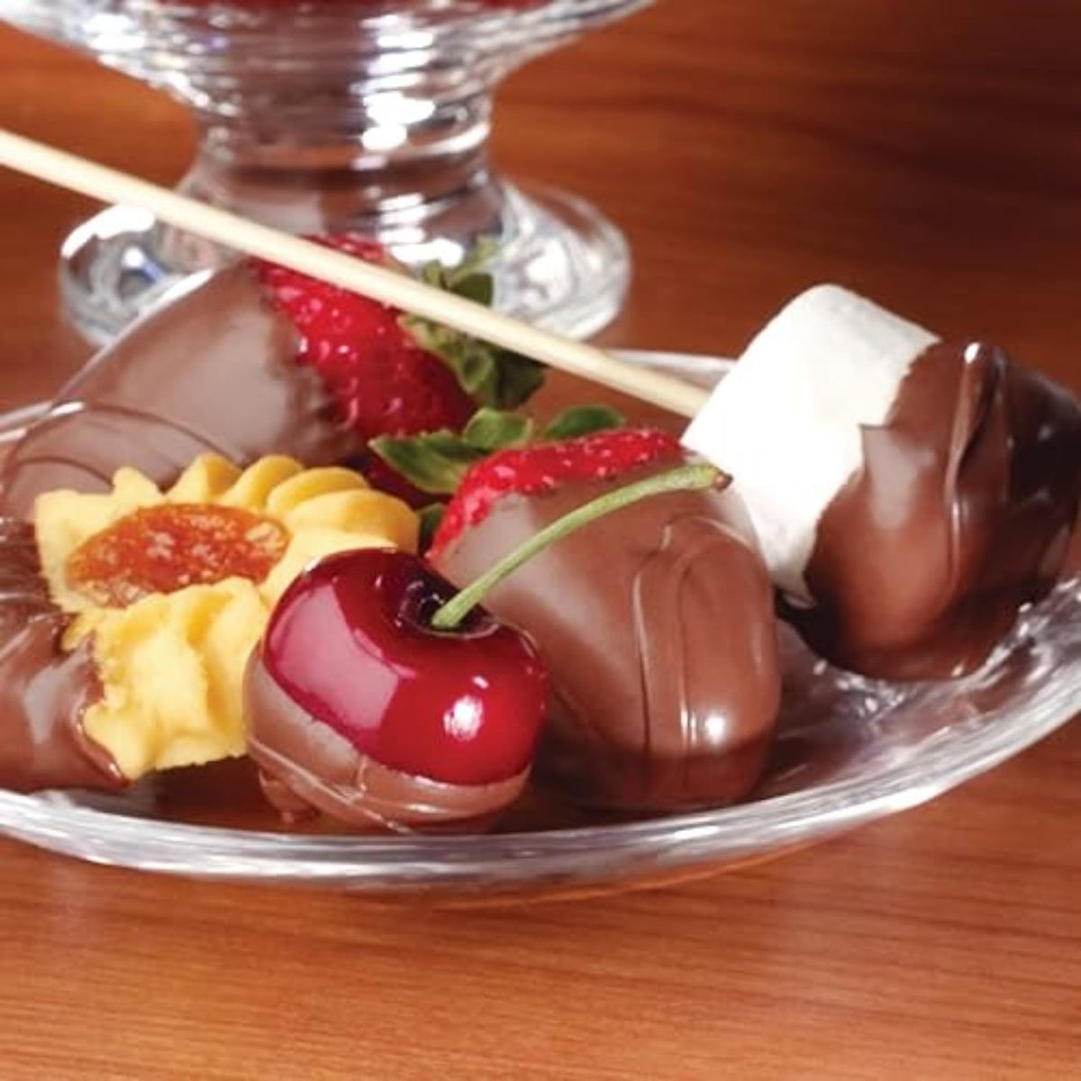 3 Tier Electric Chocolate Fondue Fountain Machine 24-Ounce Black R4610