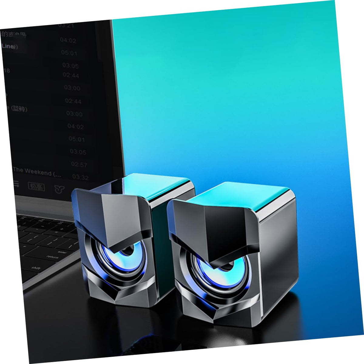2 Pack Mini Computer Speakers L200