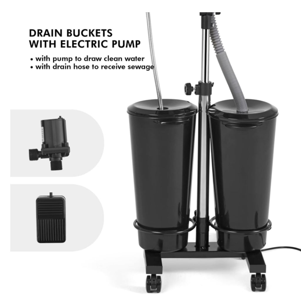 Portable Hair Washing Basin with Electric Pump M116156