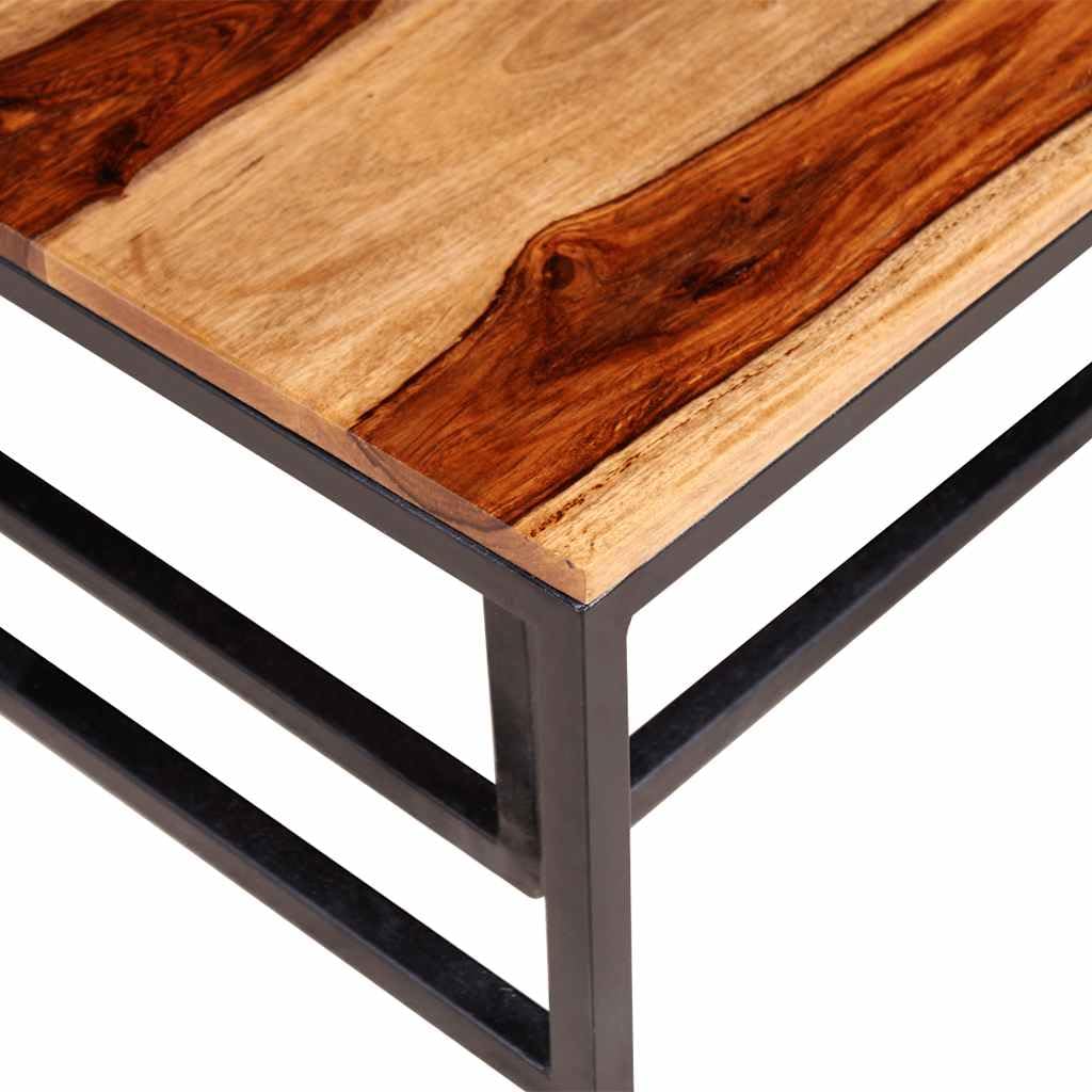 Solid Sheesham Wood Nesting Coffee Table Set W74064