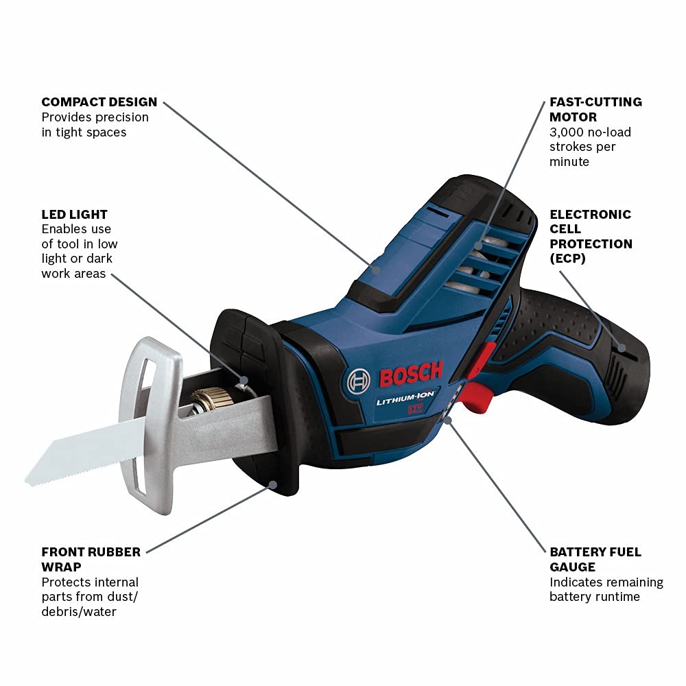 12V Max Pocket Reciprocating Saw Kit with 2.5Ah Battery N421214