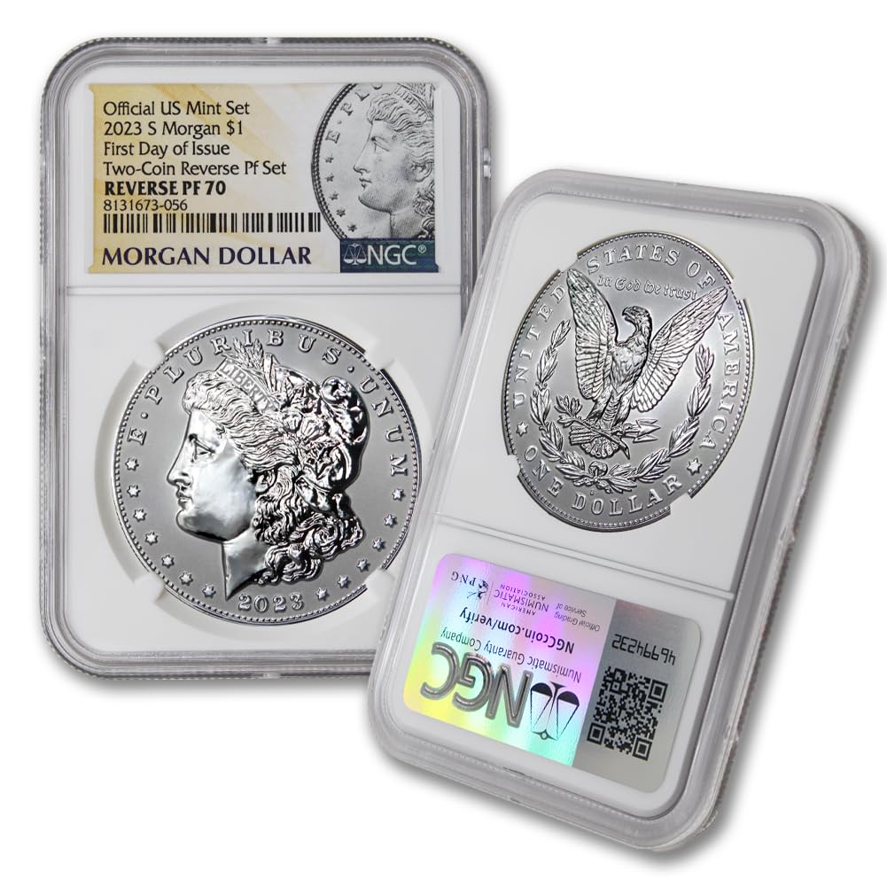 American Proof Silver Morgan and Peace $1 P70079