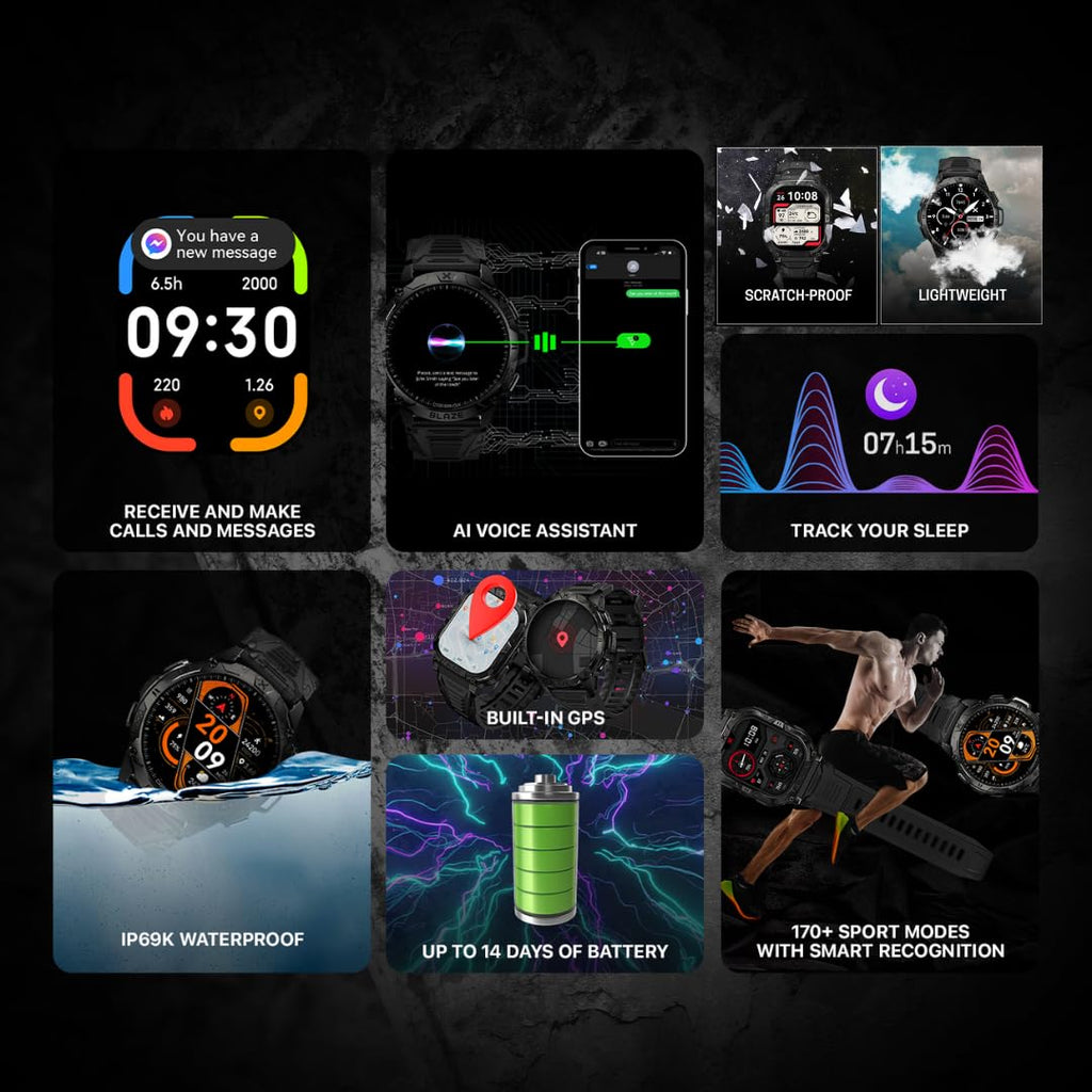 Rugged Smart Watch with GPS C785
