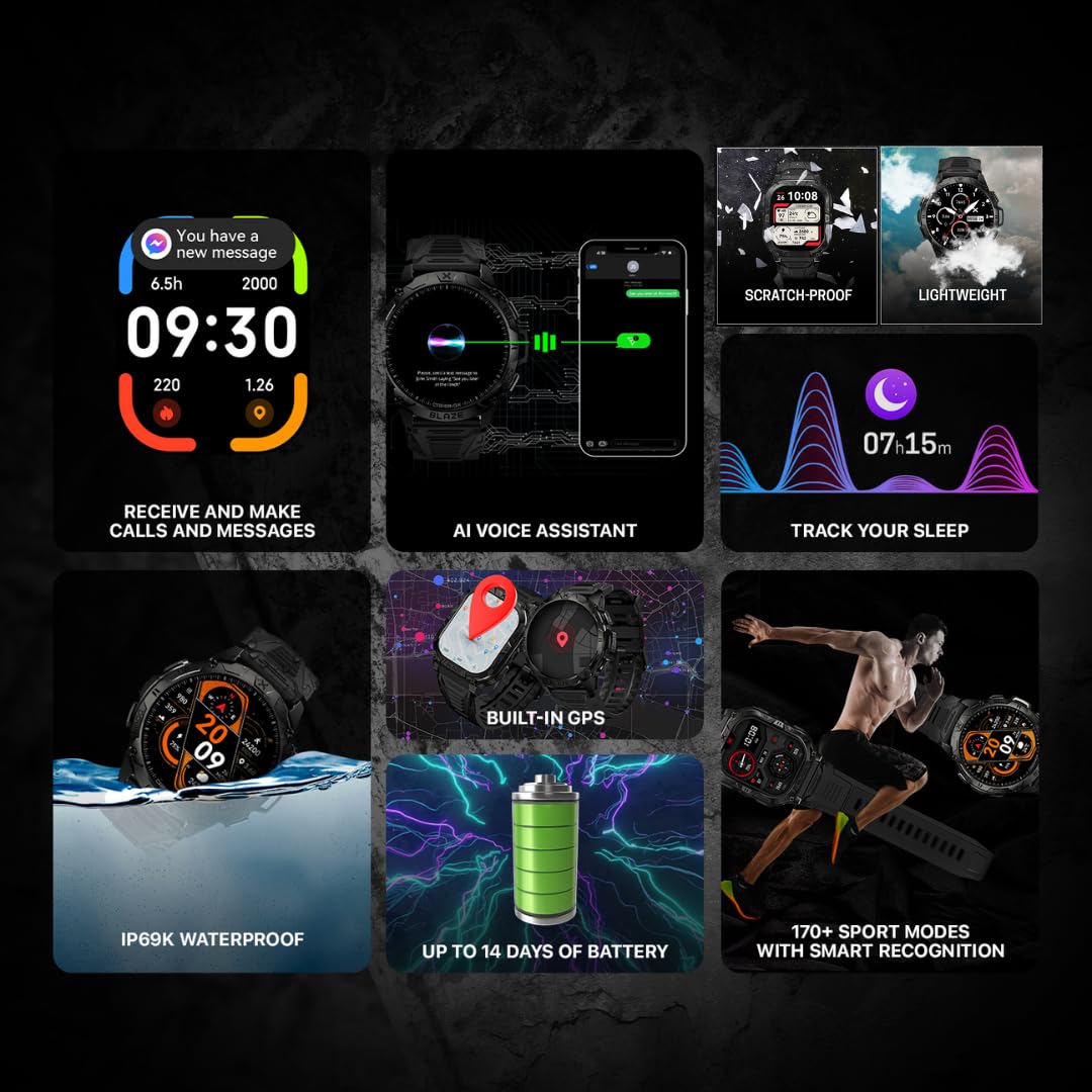 Rugged Smart Watch with GPS C785