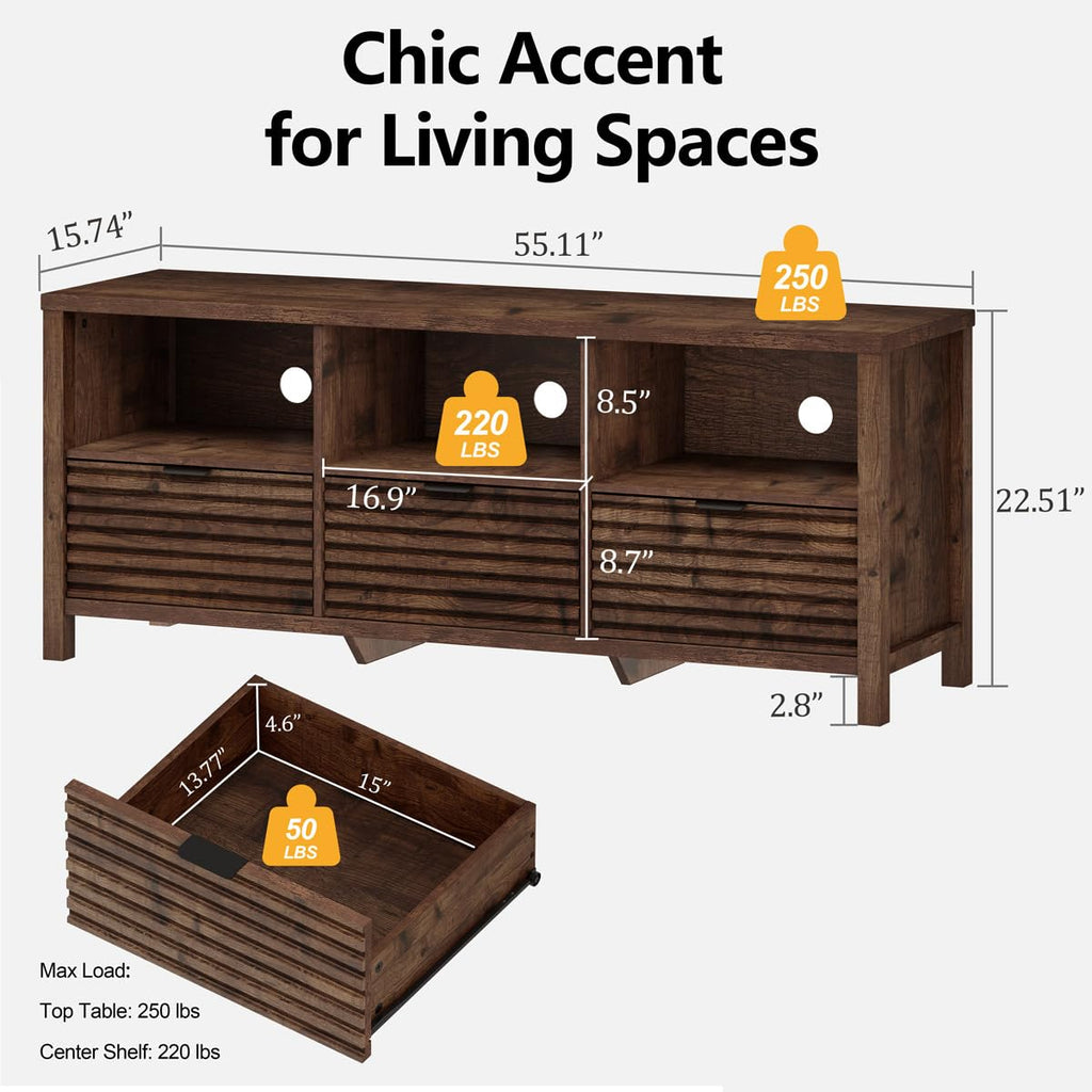 Oak TV Stand M1500
