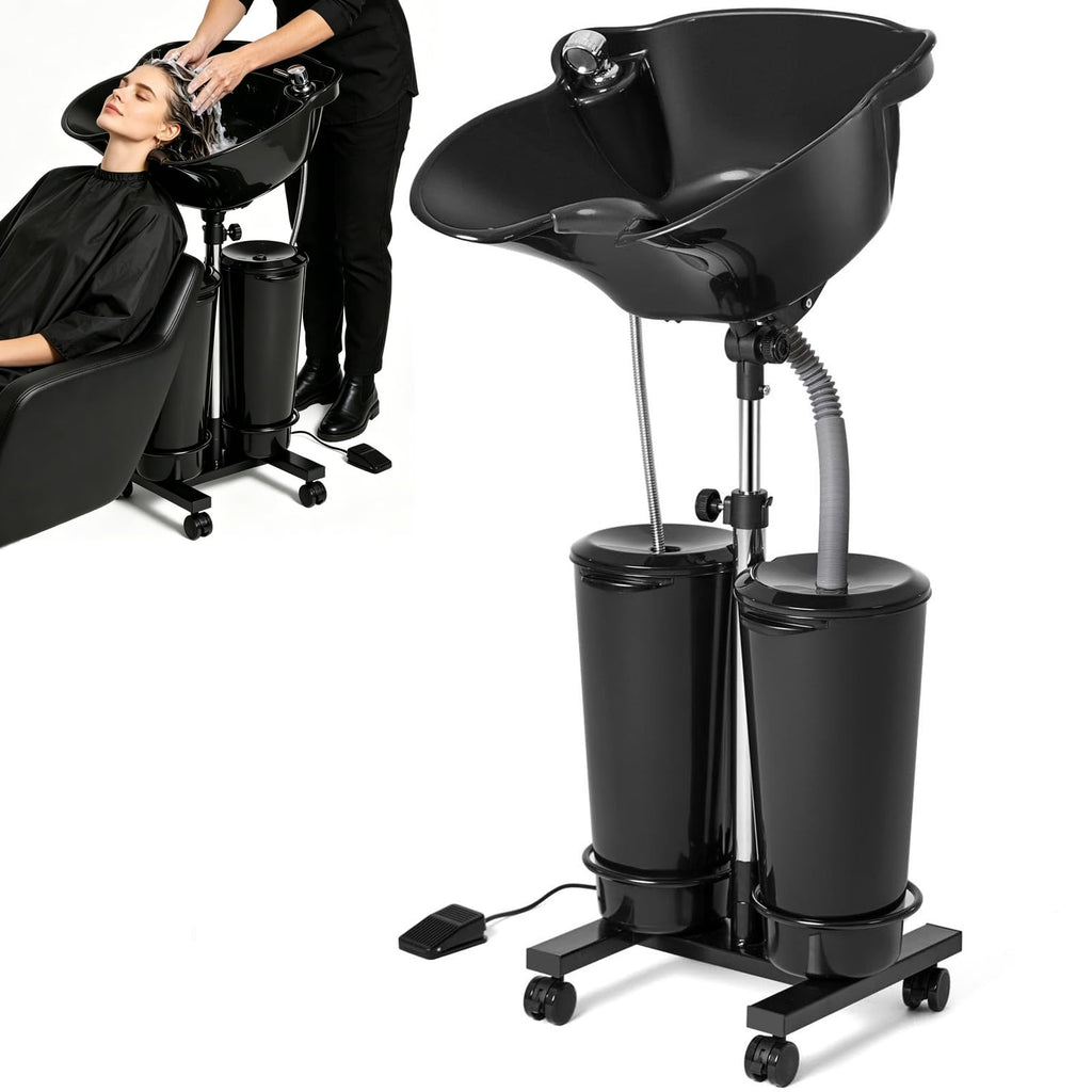 Portable Hair Washing Basin with Electric Pump M116156