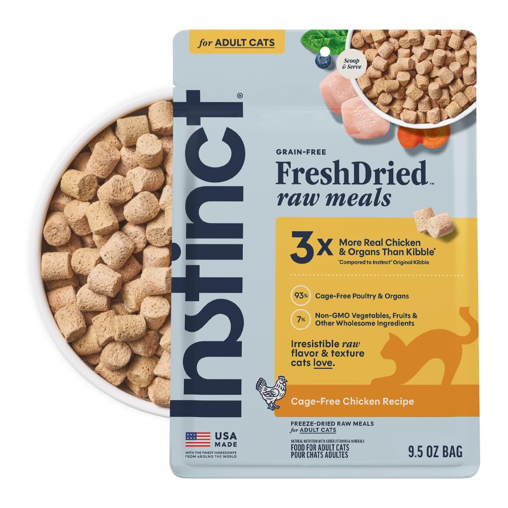 Freeze Dried Raw Chicken Cat Food 9.5 oz O427