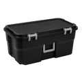 22 Gallon Black Wheeled Plastic Storage Trunk M906