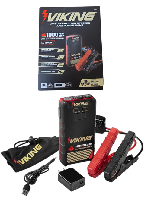 1000 Peak amp Lithium-ion Jump Starter and Power Bank R219703