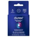 Ribbed Dotted Lubricated Latex Condoms, 3 Count G799