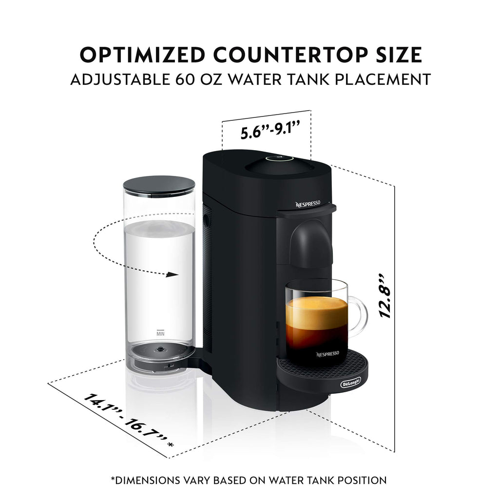 Matte Black Coffee and Espresso Maker Q556286