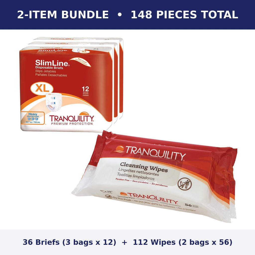 X-Large Briefs Multi-Pack + Wipes M31723