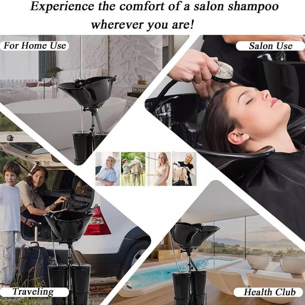 Portable Hair Washing Basin with Electric Pump M116156