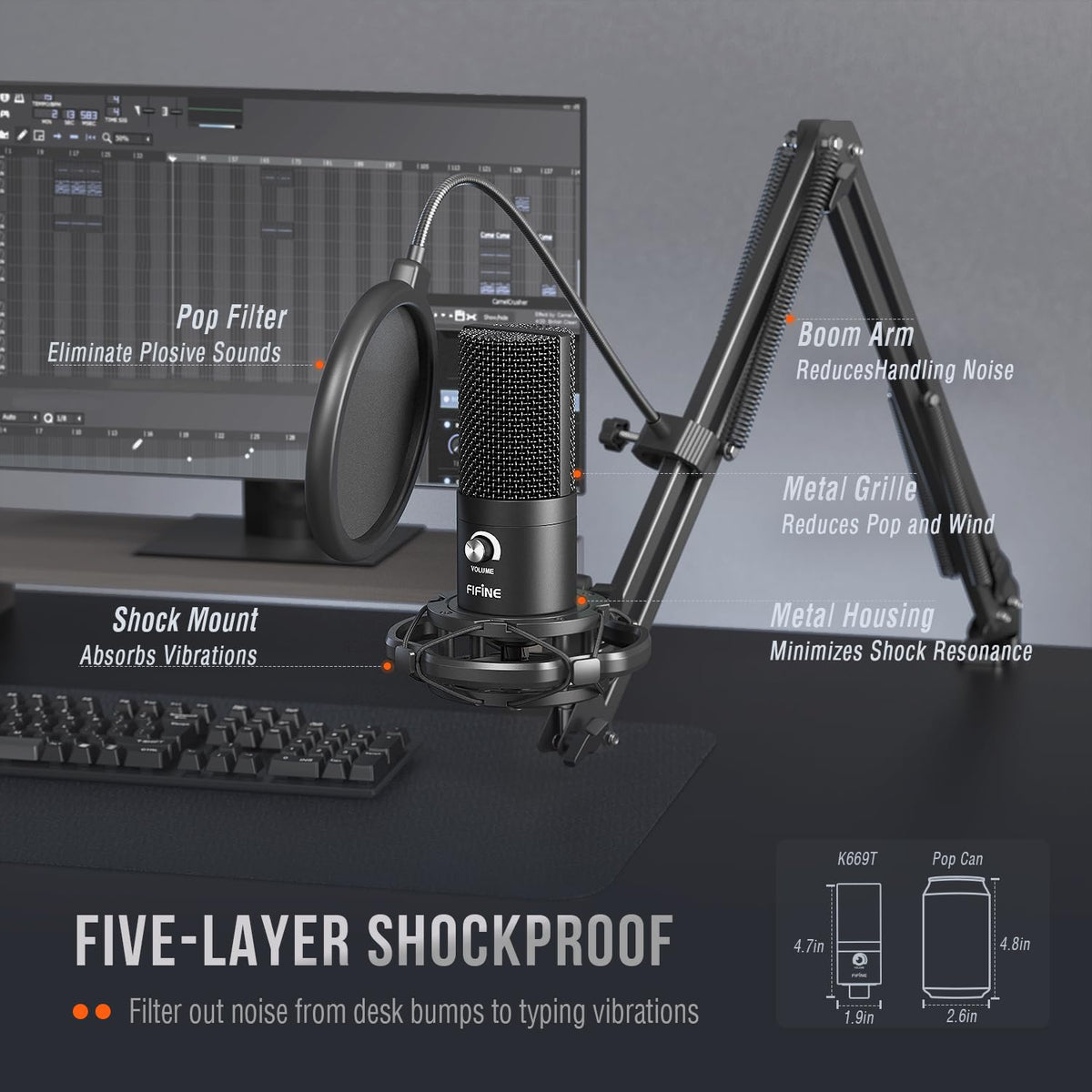 USB Condenser Microphone Y4771