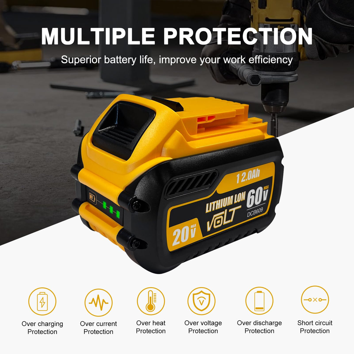 12Ah Replacement Battery 2 Packs K247