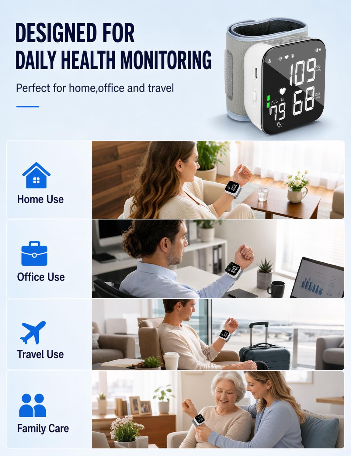 Wrist Blood Pressure Monitor Y20826