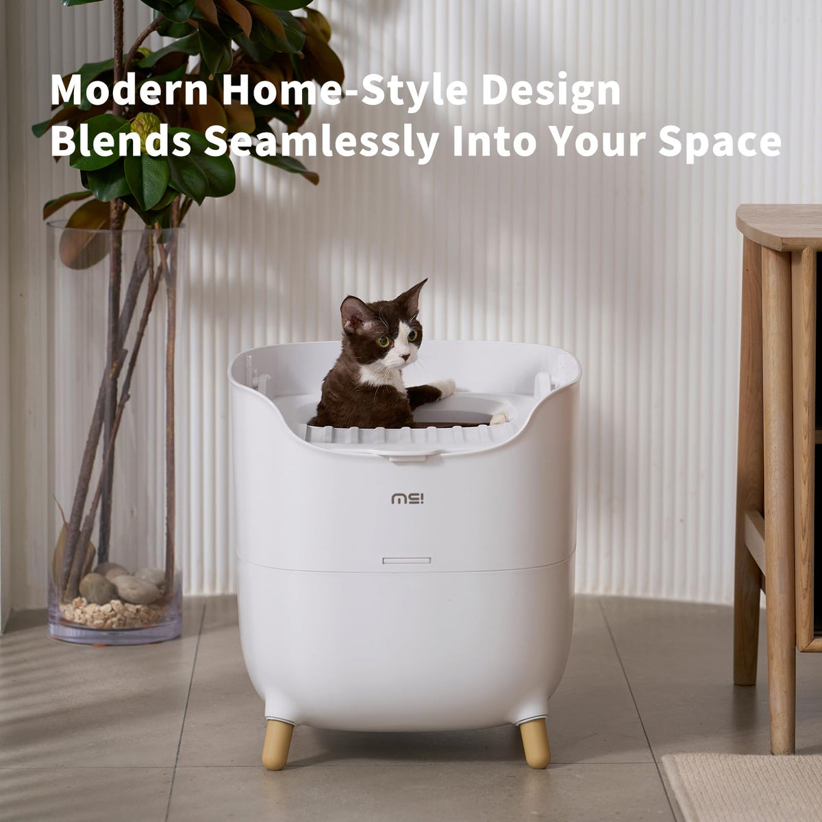 Large Top Entry Cat Litter Box with Scoop A444