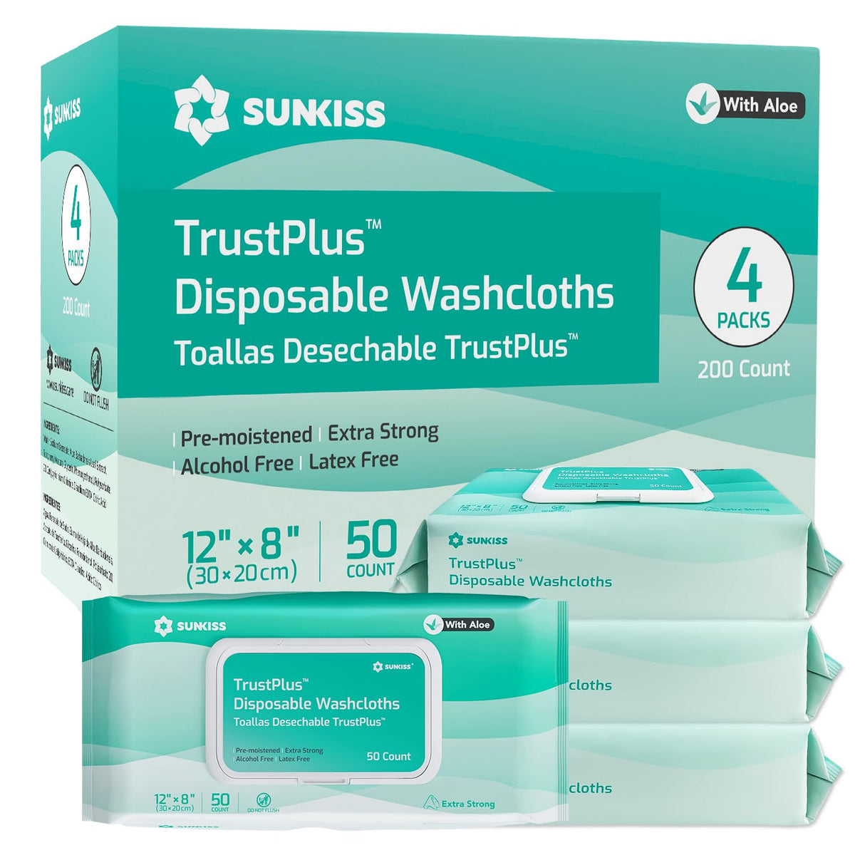 Incontinence Disposable Underwear XLarge 16 Count & Wet Wipes 200 Count S191356