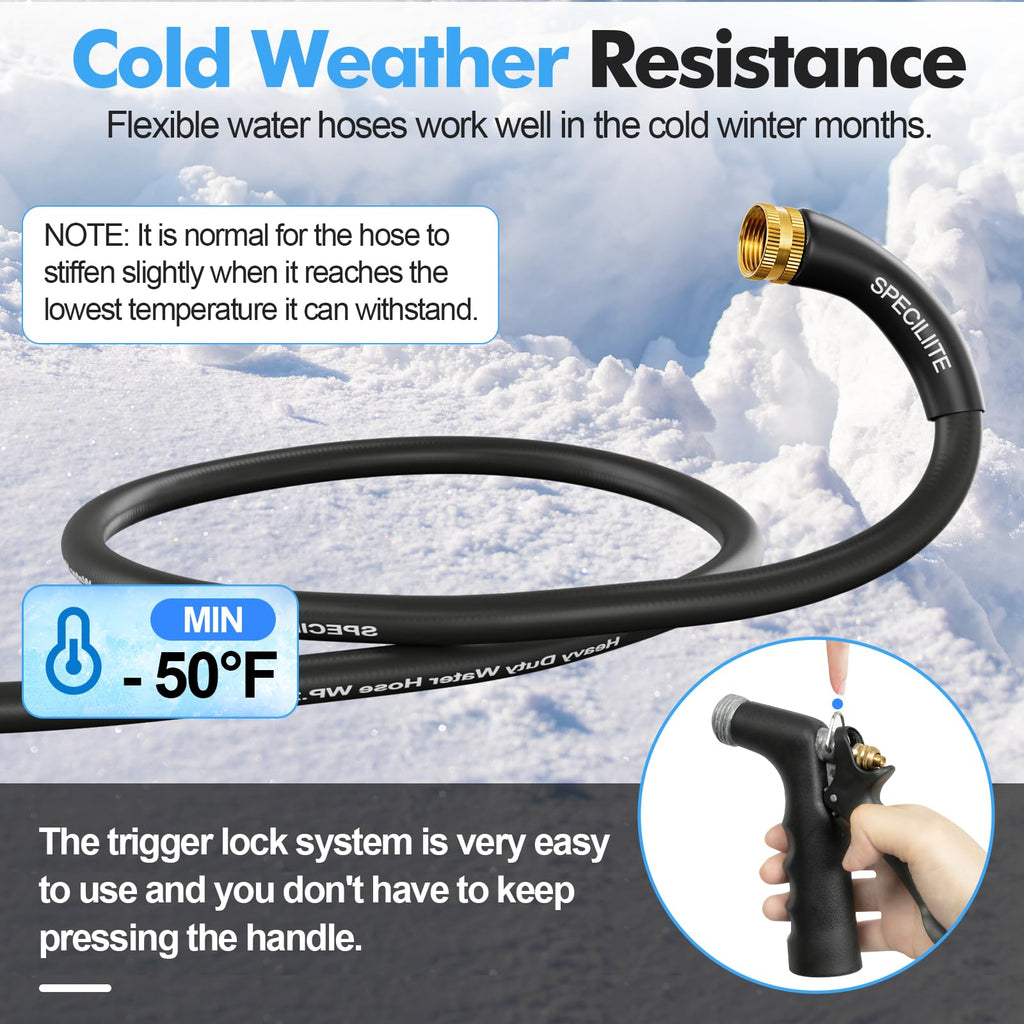 3/4" Hot/Cold Garden Water Hose 100 ft Z55941