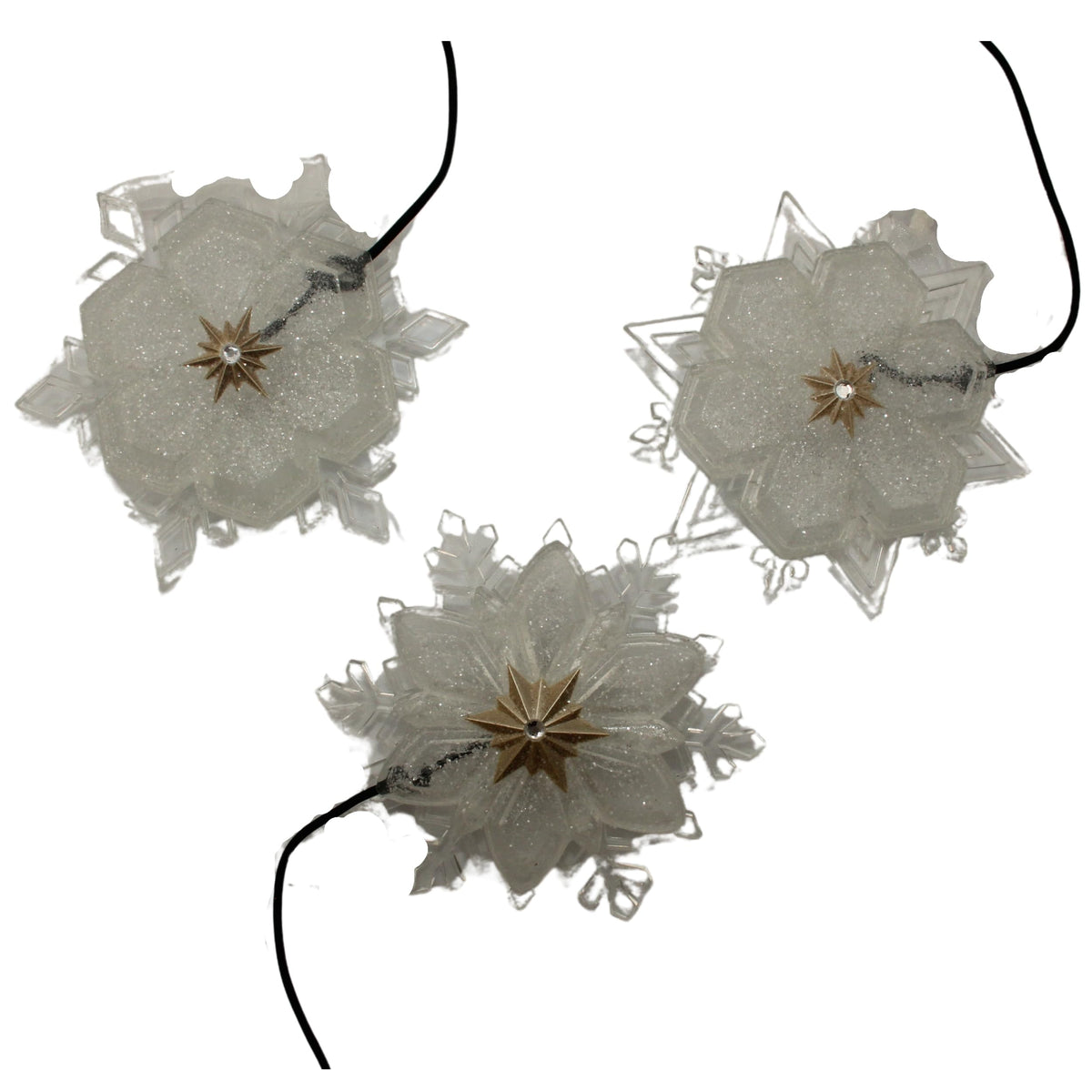 Glowing Snowflake Ornament C67841