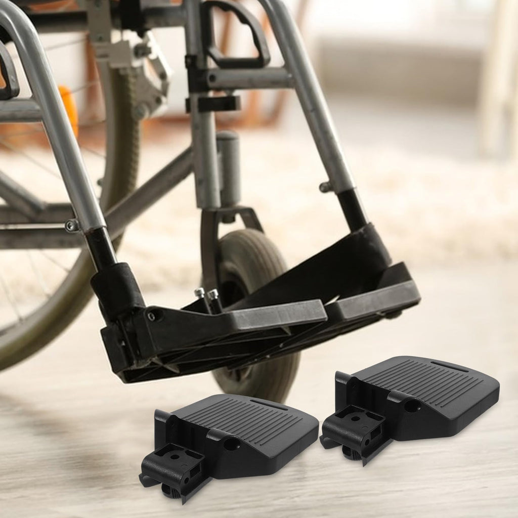 2pcs Universal Adjustable Wheelchair Leg Rest Foot Pedals G1455