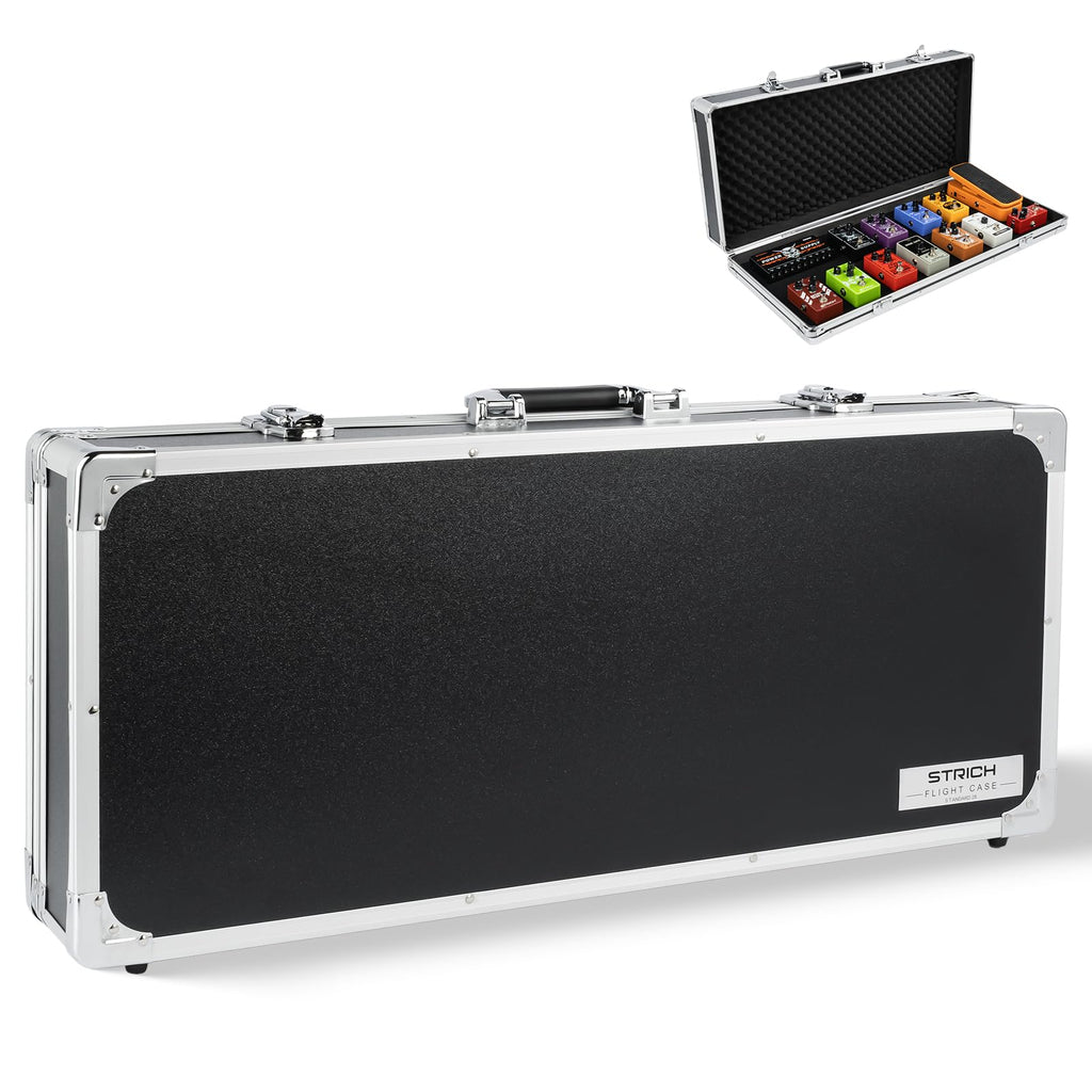 Guitar Pedal Case 27.5" x 11.8" x 4.3" Aluminum E2633