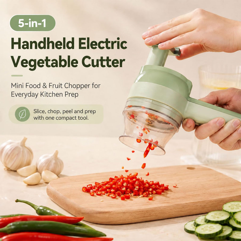 5-in-1 Wireless Electric Vegetable Chopper T83498