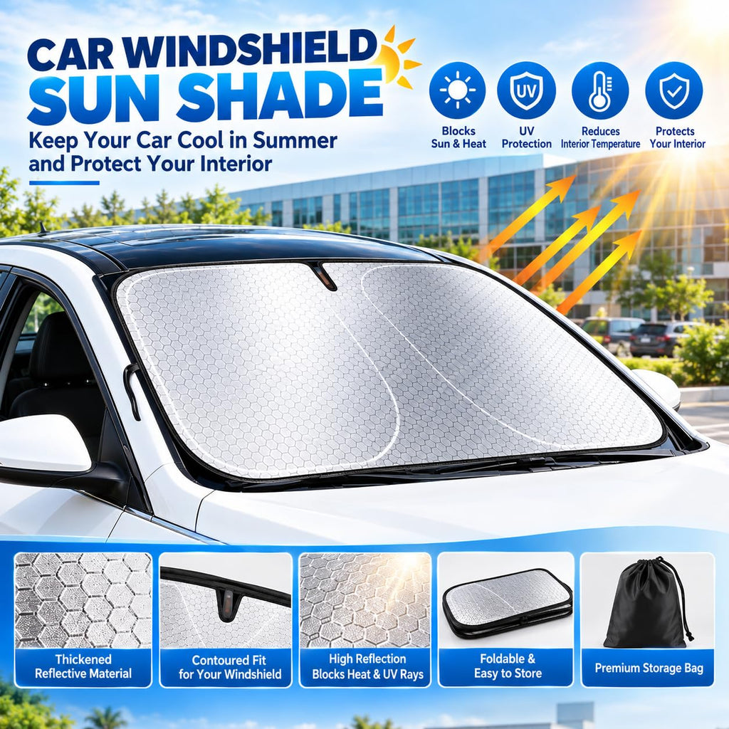 Car Windshield Sun Shade Graphene UV Protection V970