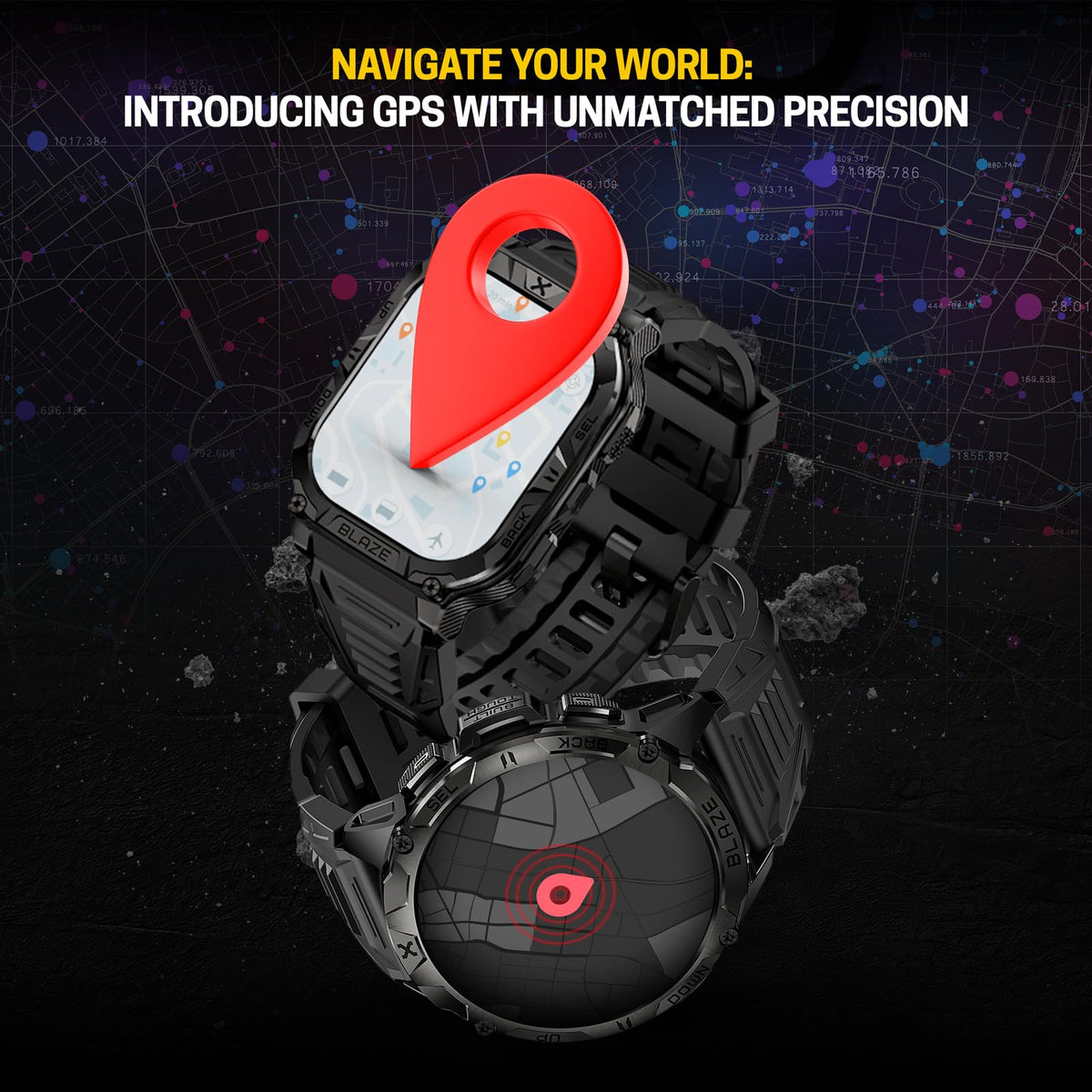Rugged Smart Watch with GPS C785