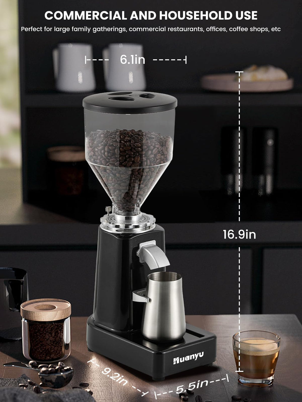 60mm Flat Burr Coffee Grinder J401120