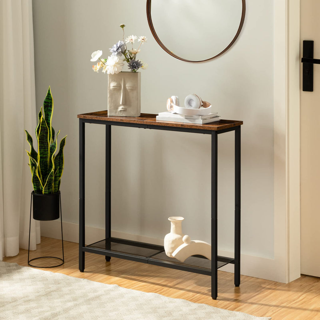 29.5" Narrow 2 Tier Console Table U43948