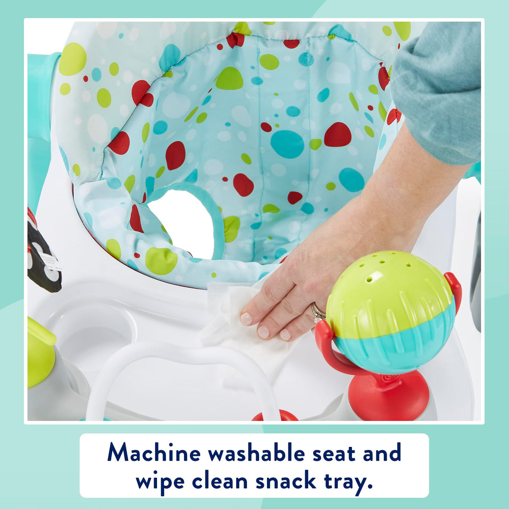 Foldable Adjustable Baby Walker with Wheels A8478