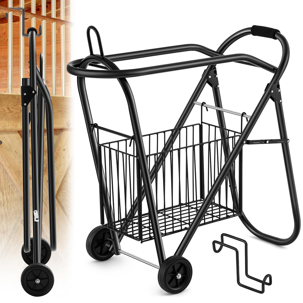 Horse Saddle Cart with Wheels H233