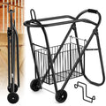 Horse Saddle Cart with Wheels H233