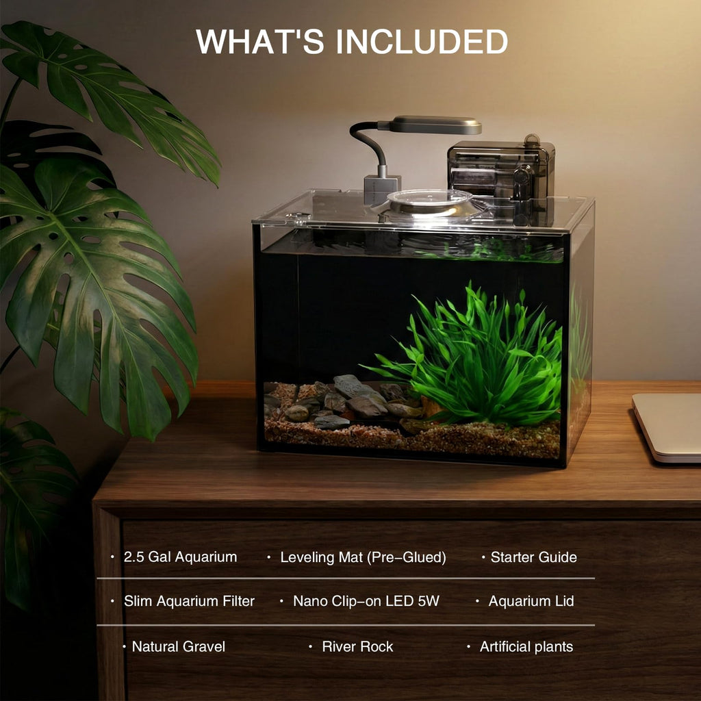2.5 Gallon Aquarium Starter Kit with Light P961912